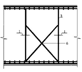 止水鋼板的底板后澆帶模板